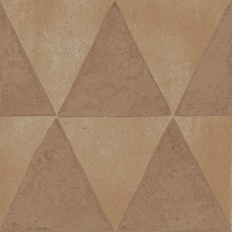 MARAZZI Crogiolo ArtCraft Coccio Decoro Triangoli 20x20cm