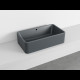 CIELO SHUI COMFORT Vasque à poser avec trop-plein Basalto 75 x 42 x 20 h
