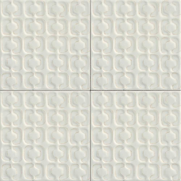 MARAZZI Crogiolo Memoria Bianco Struttura Stamp 15x15cm