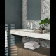 MARAZZI Concrete Look Cementum Wall Decoro Flowery Freddo Touch 40x120cm