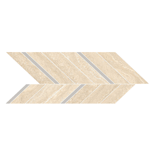 MARAZZI Mystone Travertino Classico Mosaico Freccia 19,8x52,1cm