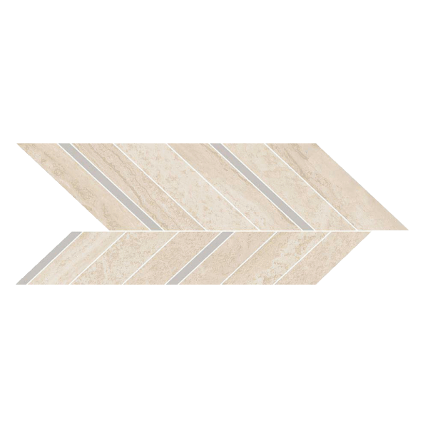 MARAZZI Mystone Travertino Navona Mosaico Freccia 19,8x52,1cm