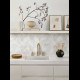 MARAZZI Wall Coverings Fabula Wall Decoro Glam Bianco 33x100cm