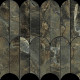 MARAZZI Marble Look Allmarble Verde Borbogna Lux Mosaico Ventaglio 29,8x29,8cm