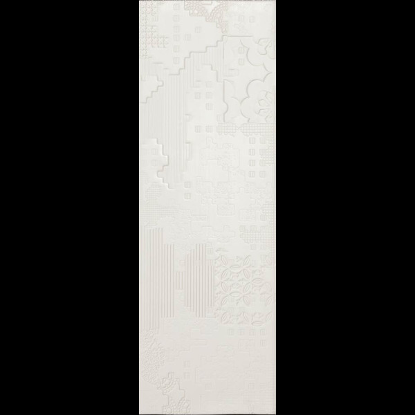 Bas-Relief Patchwork Bianco by Patricia Urquiola 18x54cm (0,97m² par boite)