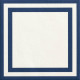 Mattonelle Margherita Square Blue by Nathalie Du Pasquier 20,5x20,5cm (0,67m² par boite)