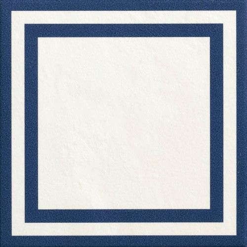 Mattonelle Margherita Square Blue by Nathalie Du Pasquier 20,5x20,5cm (0,67m² par boite)