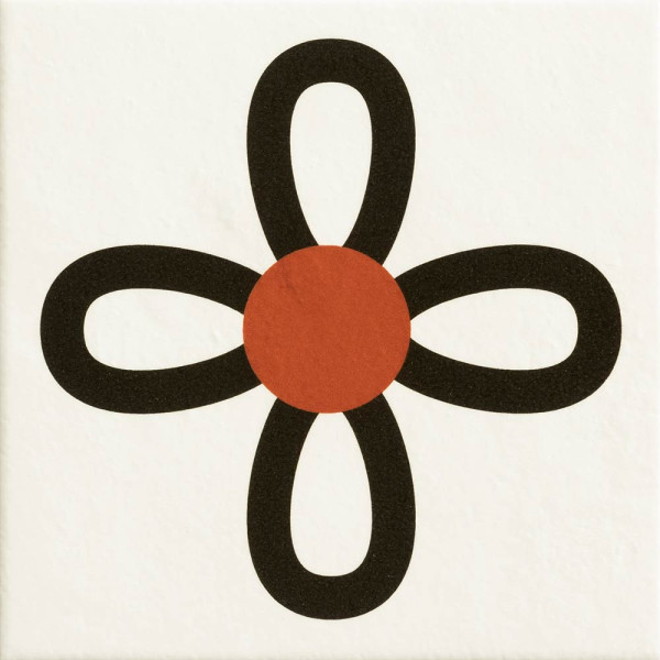 Mattonelle Margherita Petals by Nathalie Du Pasquier 20,5x20,5cm (0,67m² par boite)