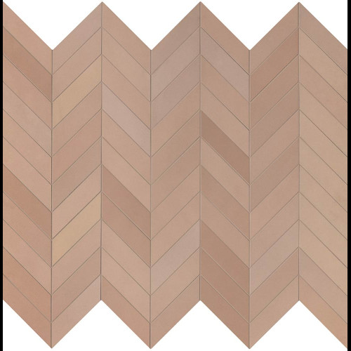 MUTINA Mews Pink Chevron 5,5x39,4cm