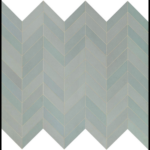 MUTINA Mews Light Blue Chevron 5,5x39,4cm