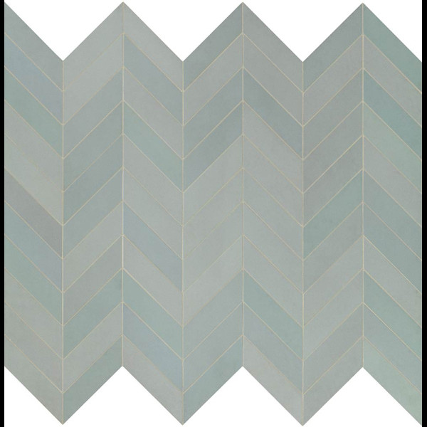 MUTINA Mews Light Blue Chevron 5,5x39,4cm