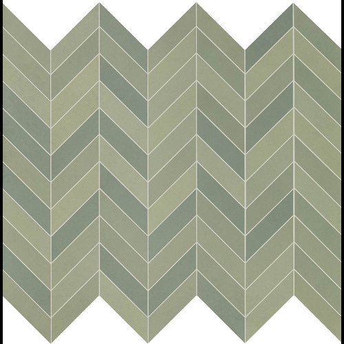 MUTINA Mews Green Chevron 5,5x19,6cm