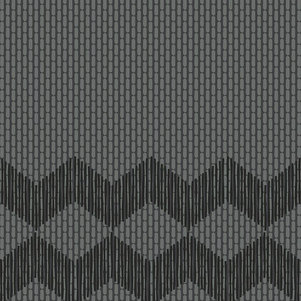 Tape Zigzag Half Black by Raw Edges 20,5x20,5cm (0,67m² par boite)
