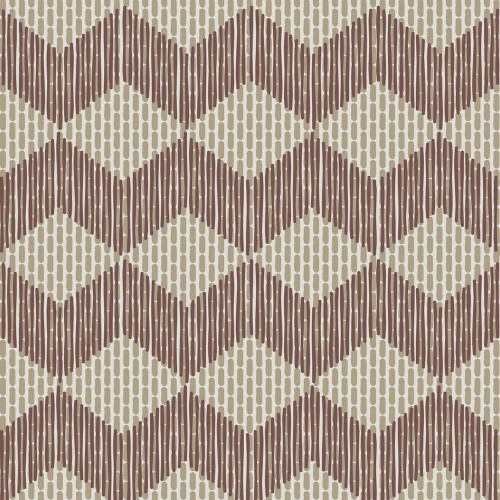 Tape Zigzag Brown by Raw Edges 20,5x20,5cm (0,67m² par boite)