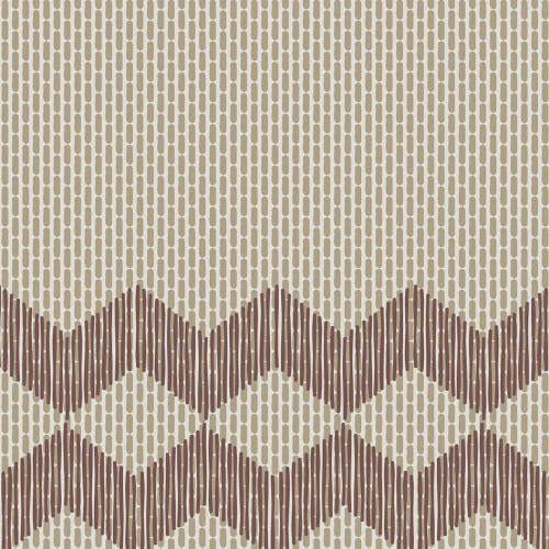 Tape Zigzag Half Brown by Raw Edges 20,5x20,5cm (0,67m² par boite)