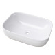 SANYCCES MODENA VASQUE CERAMIQUE BLANC BRILLANT 32,5X46X13,5CM