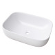 SANYCCES MODENA VASQUE CERAMIQUE BLANC MAT 32,5X46X13,5CM