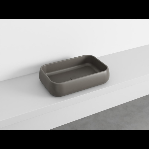 SHUI Lavabo Rectangulaire à poser sans trop-plein Fango 60X40X15h