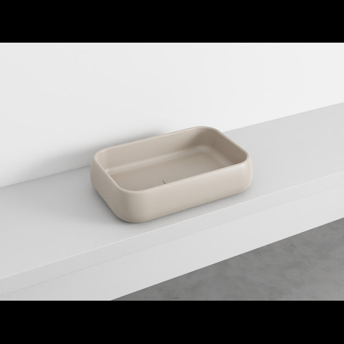 SHUI Lavabo Rectangulaire à poser sans trop-plein Avena 60X40X15h