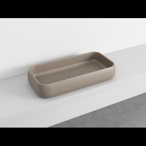 SHUI Lavabo Rectangulaire à poser sans trop-plein Arenaria 80X40X15h