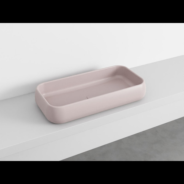 SHUI Lavabo Rectangulaire à poser sans trop-plein Cipria 80X40X15h