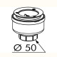 SANYCCES Bonde verticale Ø90 h 100 mm