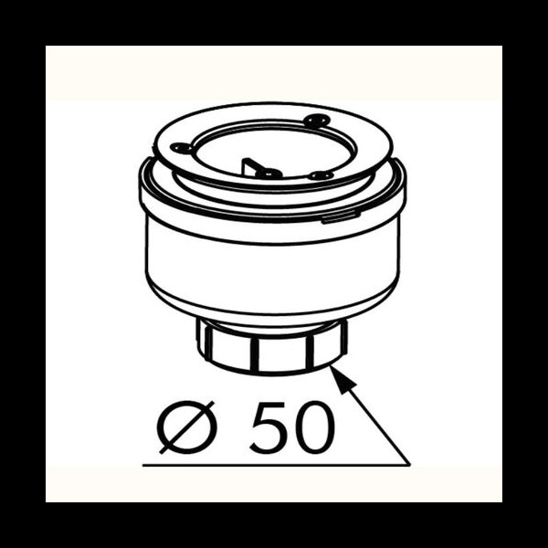 SANYCCES Bonde verticale Ø90 h 100 mm