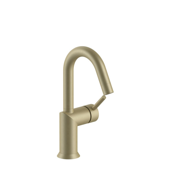 FANTINI Nostromo Mitigeur Lavabo Monotrou Sans Vidage -Ex Café Matt British Gold PVD