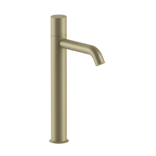 FANTINI Nostromo Mitigeur Lavabo Surélevé Monotrou Matt British Gold PVD