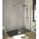 PAROI DE DOUCHE VERRE FIXE 90X200CM Collection S.1 noir