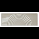 WOW GLOW DECOR GREY GLOSS 5,2x16cm (0.502m² par boite)