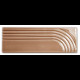 WOW GLOW DECOR CARAMEL GLOSS 5,2x16cm (0.502m² par boite)