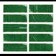 WOW HAMMER DECOR EMERALD GLOSS 5x15cm (0,533m² par boite)