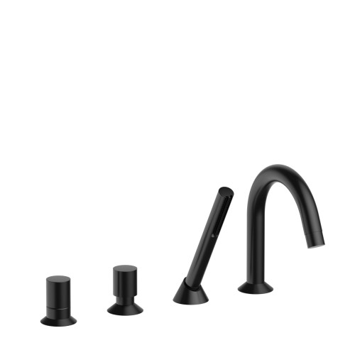 FANTINI Mitigeur bain-douche sur gorge avec bec Noir Mat