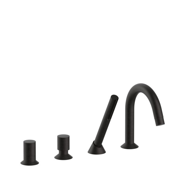 FANTINI Mitigeur bain-douche sur gorge avec bec Deep Black PVD