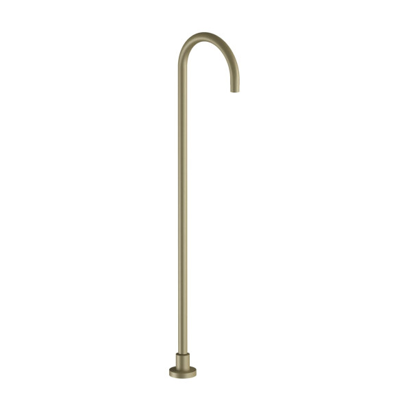 FANTINI Nostromo Bec Pour Mitigeur Bain-Douche Installation Au Sol Matt British Gold PVD