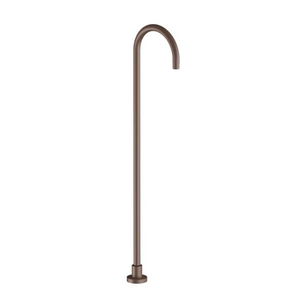 FANTINI Nostromo Bec Pour Mitigeur Bain-Douche Installation Au Sol Matt Copper PVD