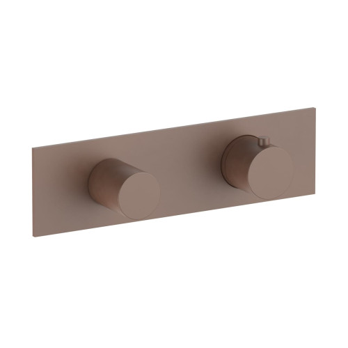 FANTINI Nostromo Mitigeur thermostatique douche à encastrer 3/4'' Avec Plaque Matt Copper PVD