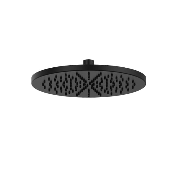 FANTINI Nostromo Pomme De Douche Jet Pluie Diamètre 25cm Noir Mat