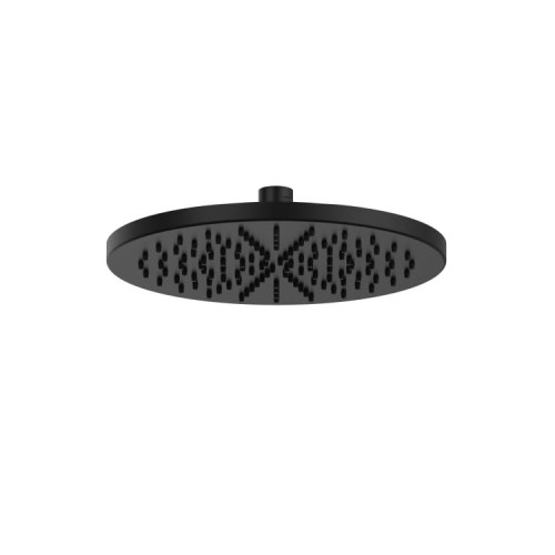 FANTINI Nostromo Pomme De Douche Jet Pluie Diamètre 24cm Noir Mat