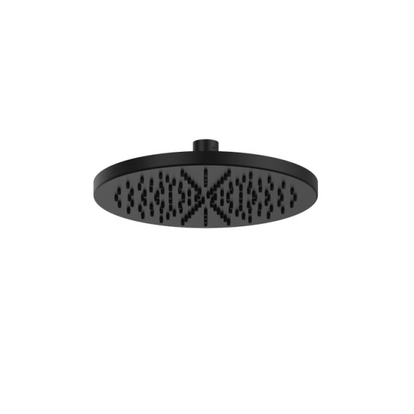 FANTINI Nostromo Pomme De Douche Jet Pluie Diamètre 20cm En Laiton Noir Mat