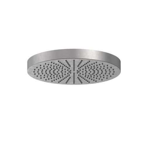 FANTINI Nostromo Pomme De Douche Jet Pluie Diamètre 24cm En Acier Raw Metal PVD