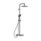 FANTINI Nostromo Colonne De Douche Avec Mitigeur Externe Matt Gun Metal PVD