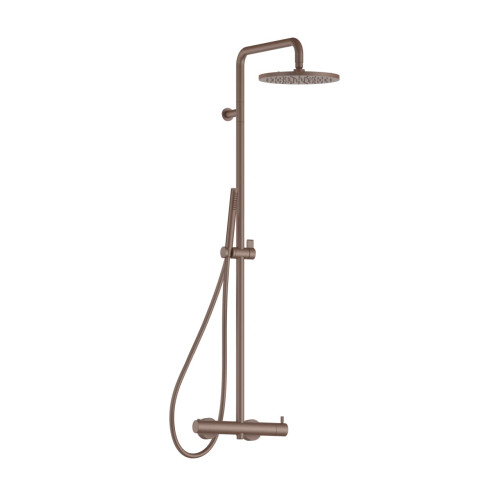 FANTINI Nostromo Colonne De Douche Avec Mitigeur Externe Matt Copper PVD