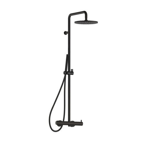 FANTINI Nostromo Colonne De Douche Avec Mitigeur Externe Deep Black PVD