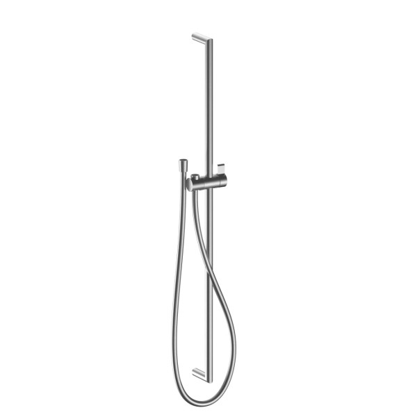 FANTINI Nostromo Barre de douche hauteur 60cm Acier Brossé