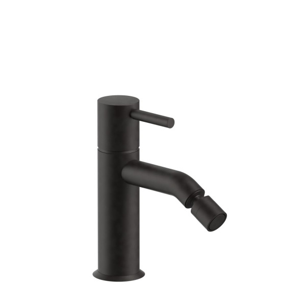 FANTINI Nostromo Mitigeur bidet monotrou avec vidage et tige Deep Black PVD