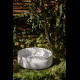 SANYCCES DUNA VASQUE SANYDUR GEL COAT CARRARA MARBLE 43X43X13CM