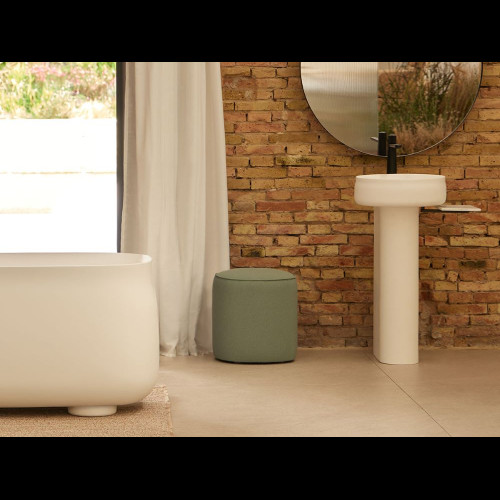 SANYCCES DUNA LAVABO COLONNE MURALE BLANC MAT