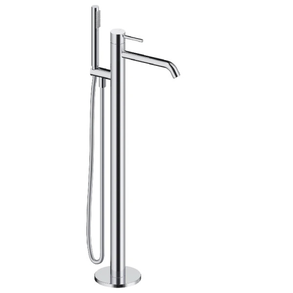 SANYCCES LOOP ROBINET SUR PIED POUR BAIGNOIRE CHROME